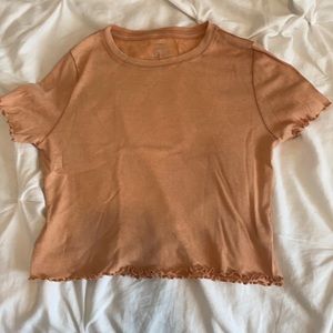 Lettuce cut crop top